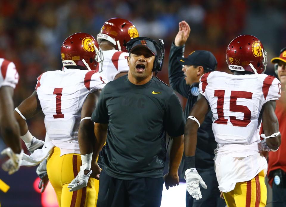 Johnny Nansen and Steve Sarkisian go way back. Nansen was an assistant on Sarkisian's staffs at both USC and Washington. Sarkisian hired him in January to replace co-defensive coordinator Jeff Choate, who also coached UT's linebackers.