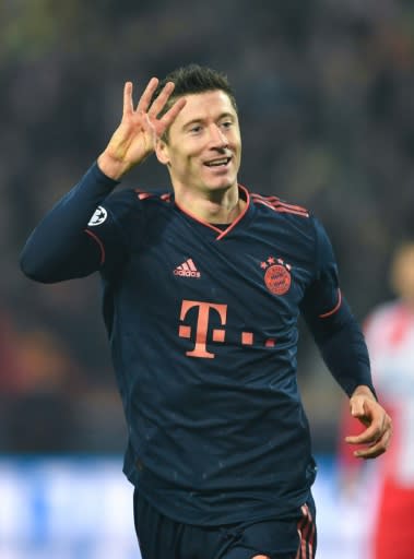Robert Lewandowski scored four goals in a Champions League game for the second-time in his career having also hit four against Real Madrid in the 2013 semi-finals for former club Dortmund