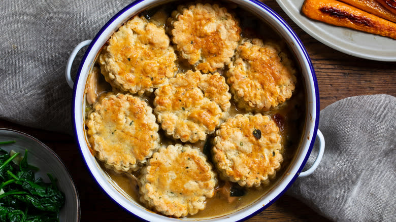 chicken cobbler with biscuits crockpot