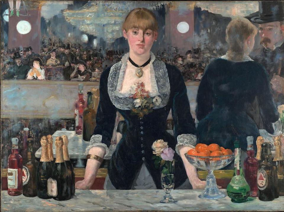 A Bar at the Folies-Bergère, by Manet.