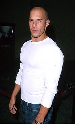 Vin Diesel at the Zanuck Theater premiere of 20th Century Fox's Tigerland