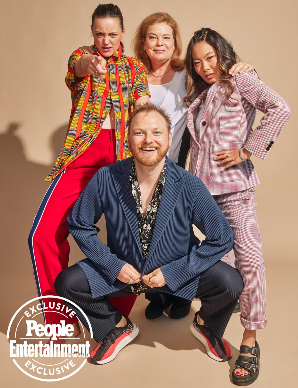 Eleanore Pienta, Colin Kane Healey, Catherine Curtin, and Nicole Kang