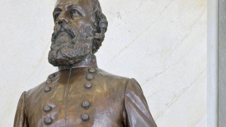 Statue of Confederate Gen. Edmund Kirby Smith in the National Statuary Hall Collection in the U.S. Capitol.