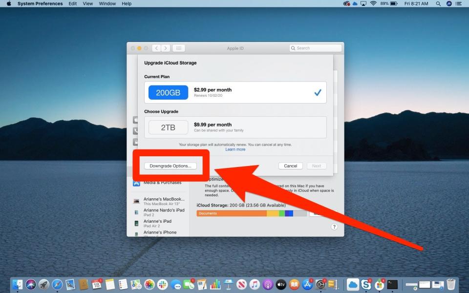 How to cancel your iCloud storage plan 4