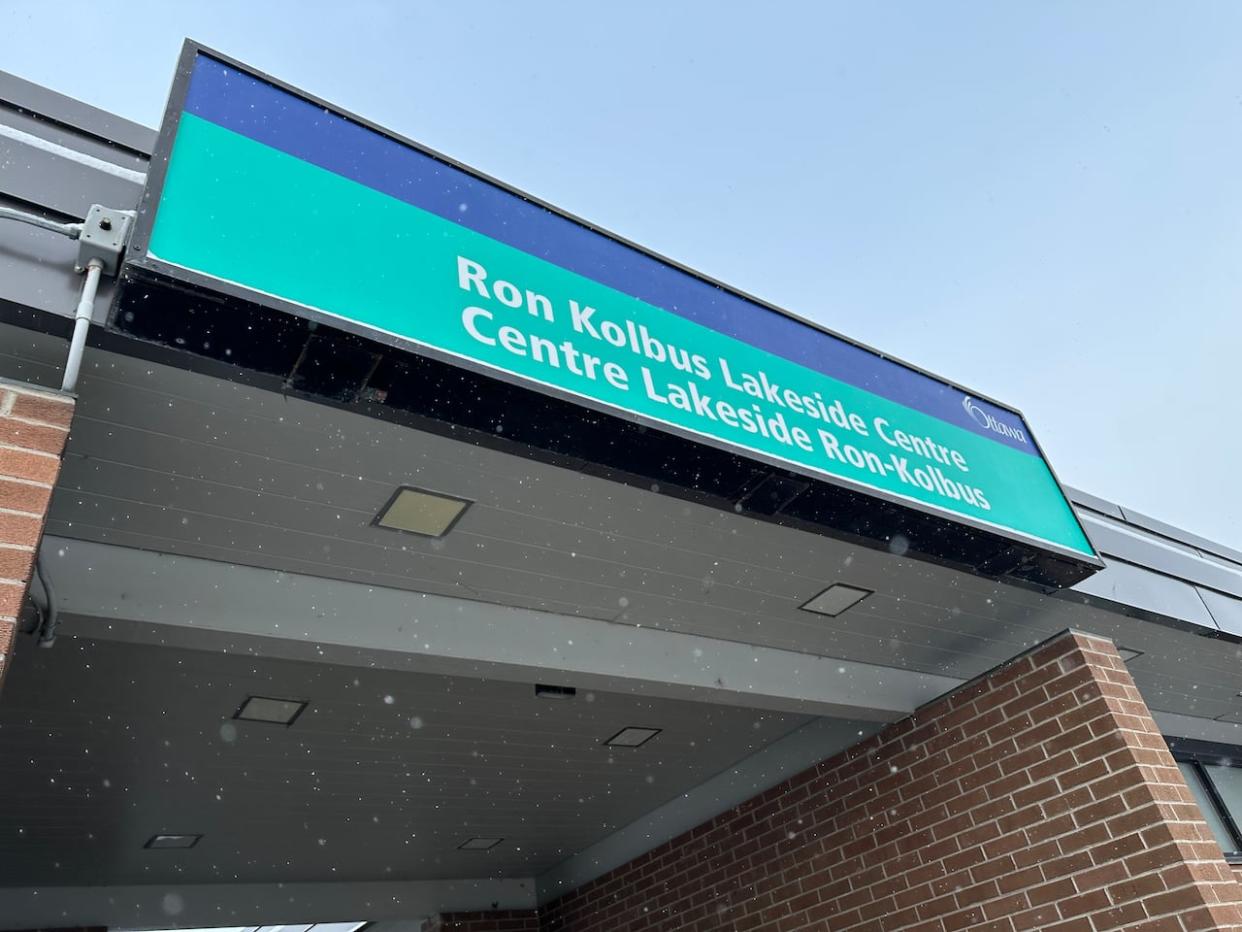 The City of Ottawa has opened a new overnight shelter at Ron Kolbus Lakeside Centre in Britannia, about 12 kilometres from downtown. (Celeste Decaire/CBC - image credit)