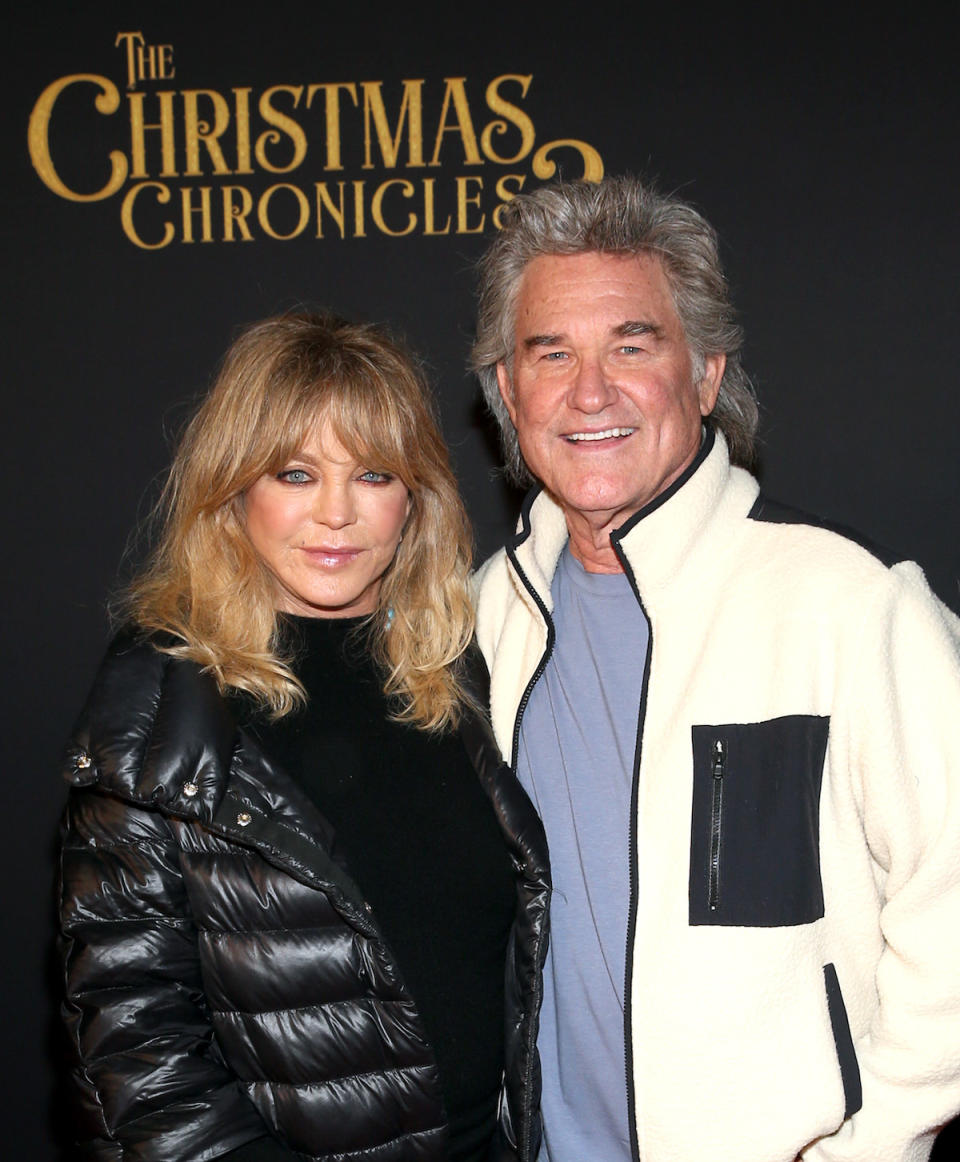 Hawn and Kurt Russell attend Netflix's 