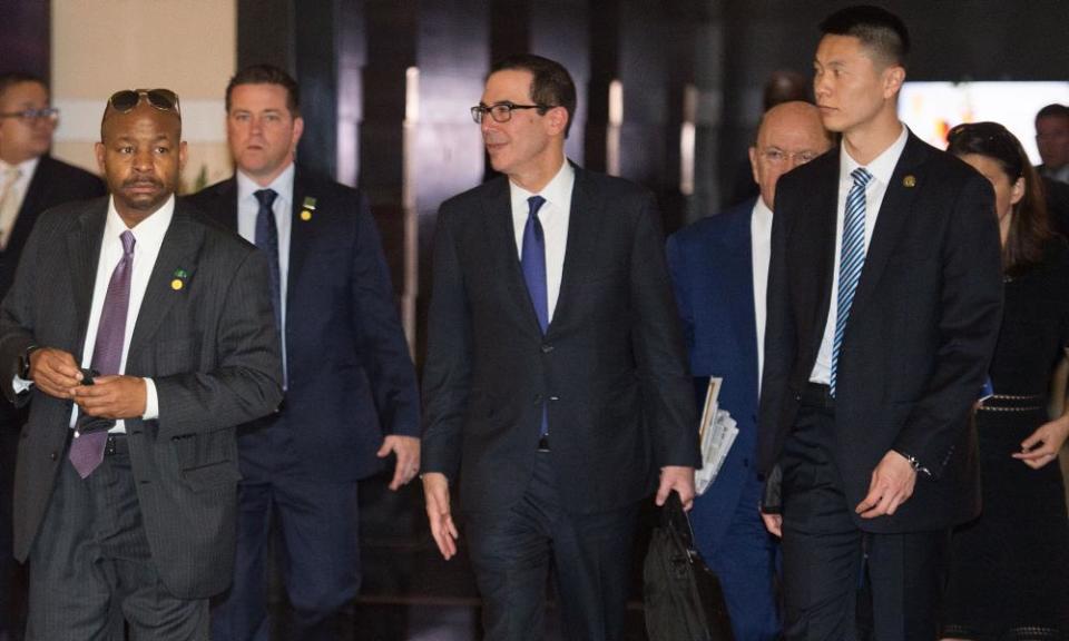 Steven Mnuchin and Wilbur Ross head to the meet Chinese officials in Beijing on Friday. 