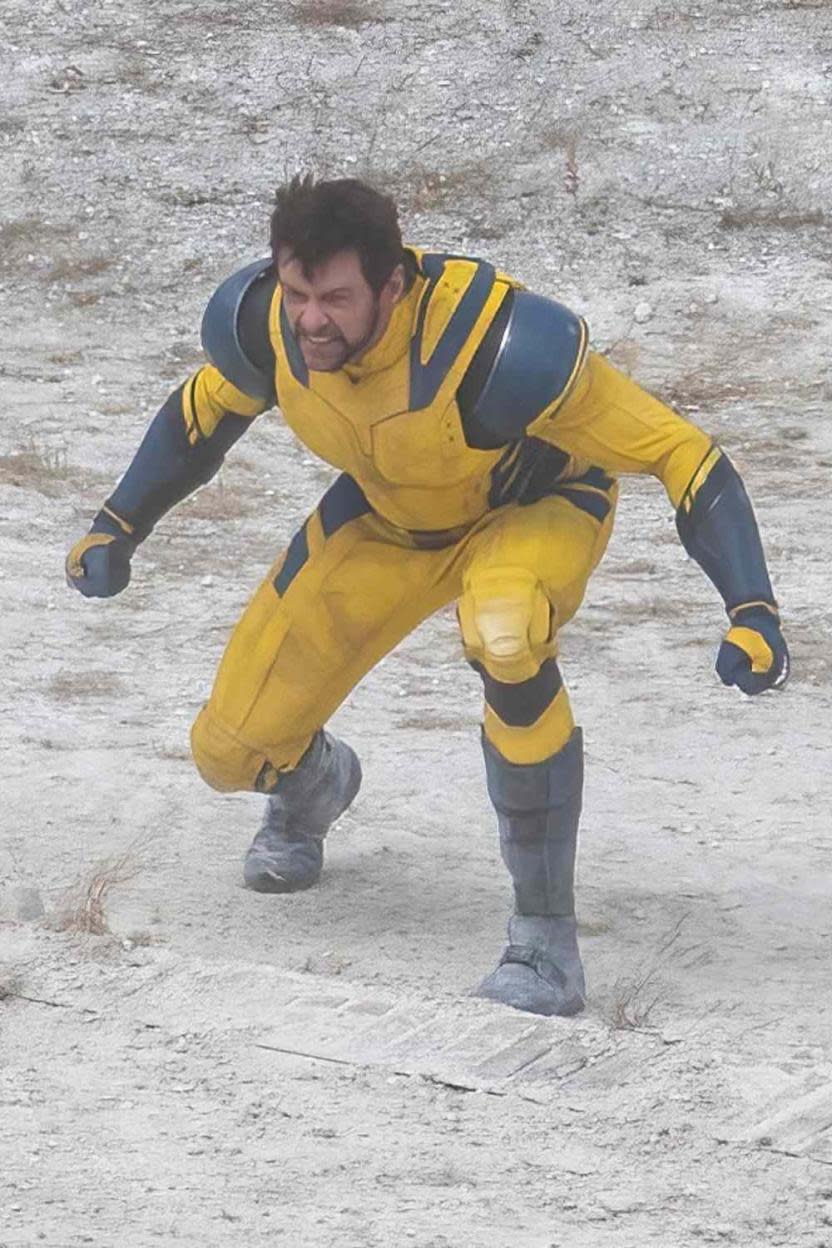 Hugh Jackman en el set de Deadpool 3 (Crédito: People)