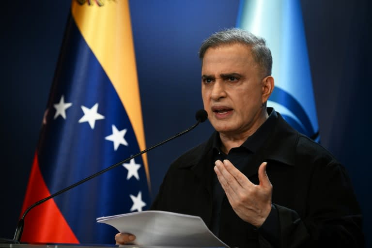 El fiscal general de Venezuela, Tarek William Saab, informó sobre el arresto del activista Carlos Julio Rojas, al vincularlo en un supuesto plan de magnicidio contra el presidente Nicolás Maduro (Federico PARRA)