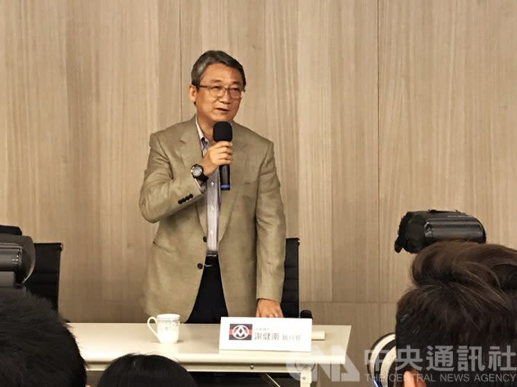 全聯發出聲明表示，徐重仁將在7月1日退出決策，9月正式退休。7月1日起由執行長謝健南（圖）帶領經營團隊。(中央社)