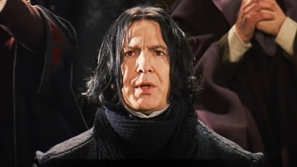 Snape Saves Harry During Quidditch Match In Sorcerer’s Stone