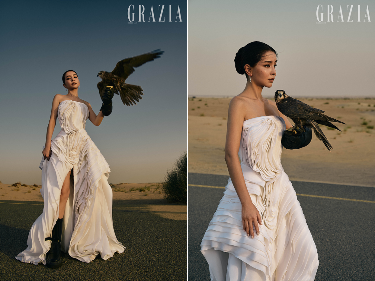 Tia Lee for Grazia Middle East, December 2023. Photo: Grazia Middle East