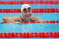 <p>Biography: 24 years old</p> <p>Event: Women's 1500m freestyle (swimming)</p> <p>Quote: "I definitely wanted to get at least one [gold medal] and I've kind of checked that box. I still always have the big picture in mind."</p>