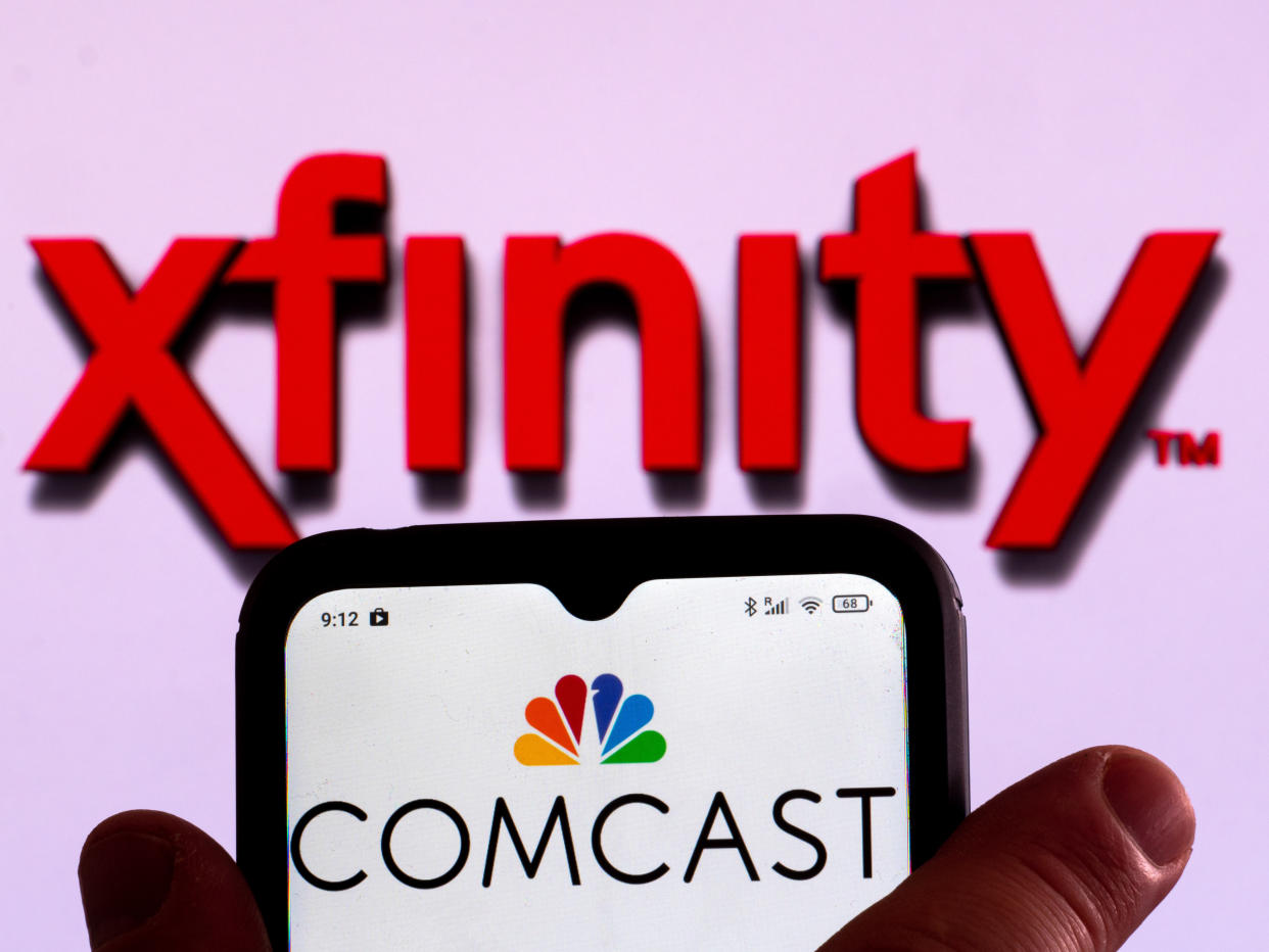  Comcast XFinity logo. 