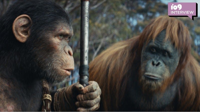 Noa and Raka in Kingdom of the Planet of the Apes. - Image: Fox