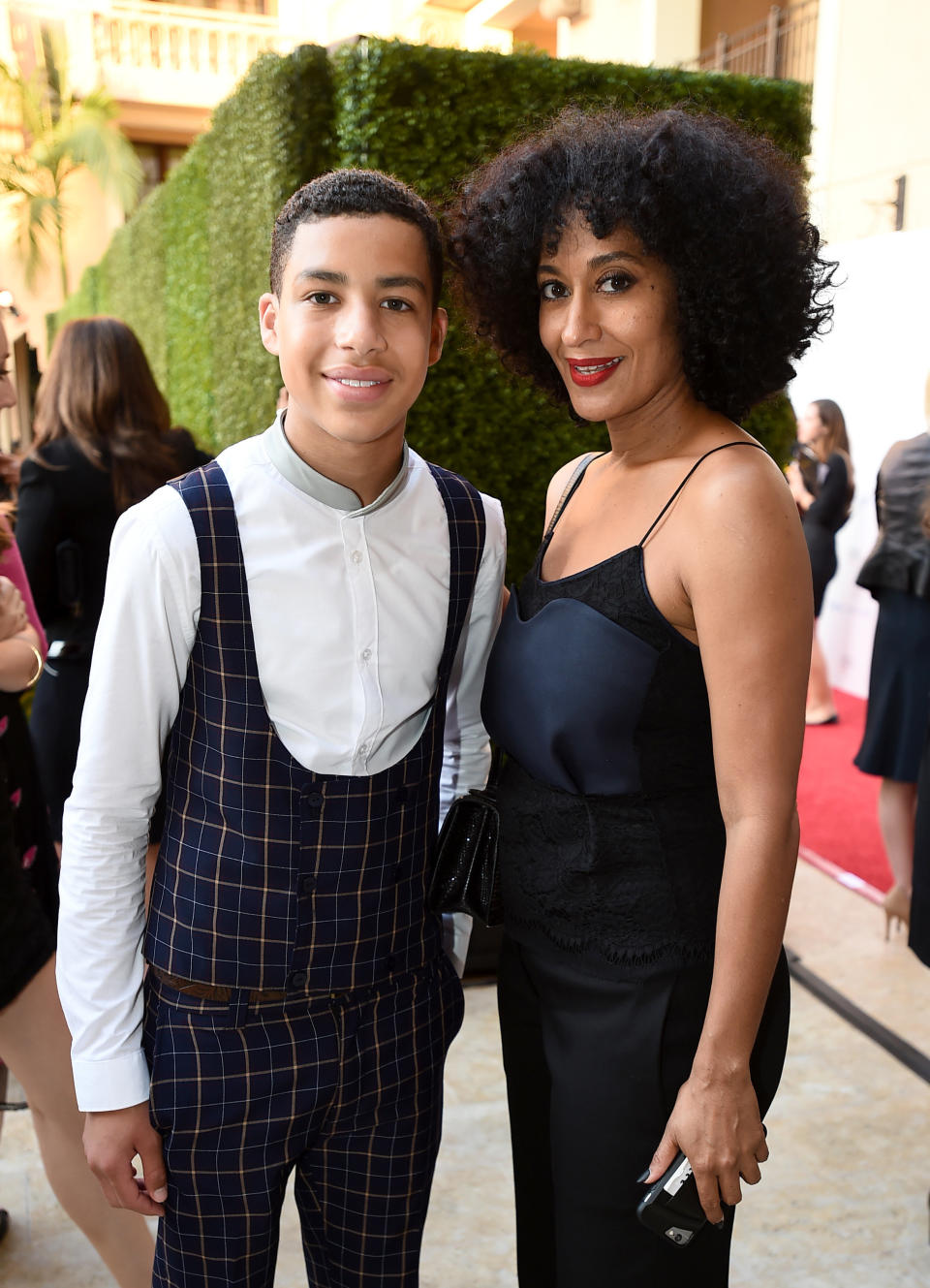 Marcus Scribner, left, and Tracee Ellis Ross attend the 8th annual Television Academy Honors at the Montage hotel on Wednesday, May 27, 2015, in Beverly Hills, Calif. (Photo by Jordan Strauss/Invision for the Television Academy/AP Images)