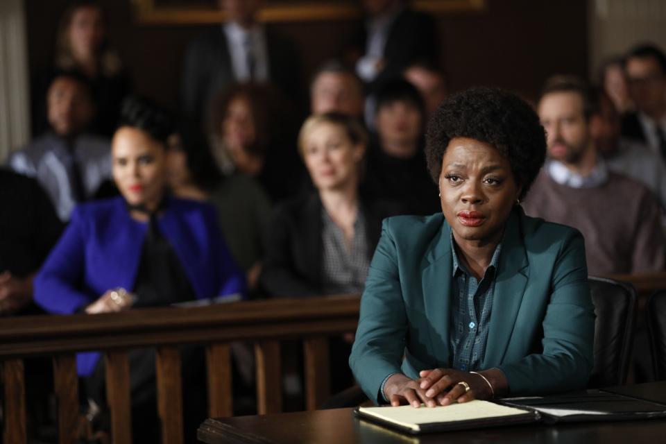 Viola Davis in a courtroom scene from "How to Get Away with Murder."