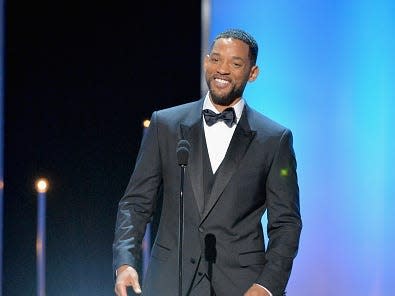 Will Smith at NAACP awards in 2015