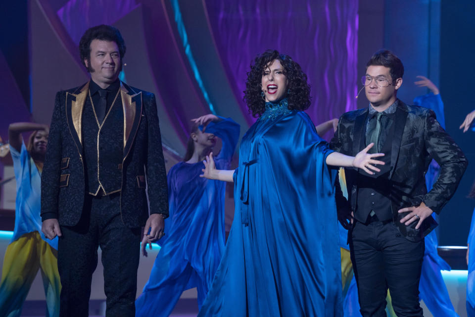 Danny McBride, Edi Patterson and Adam Devine in HBO's The Righteous Gemstones Season 3 (Jake Giles Netter/HBO)