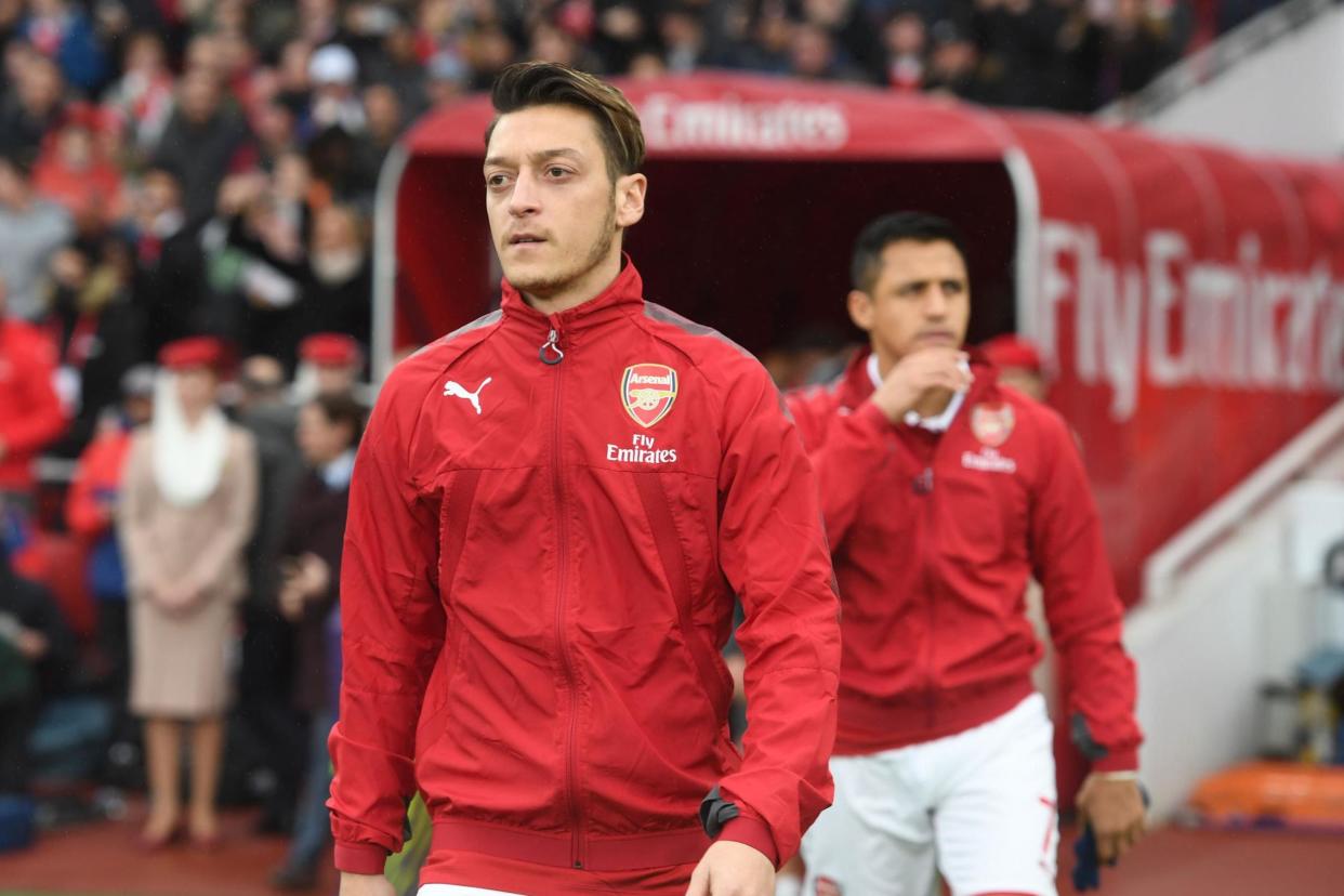 <p>Mesut Ozil has likely played his last game in an Arsenal shirt</p> (Stuart MacFarlane/Arsenal FC via Getty Images)