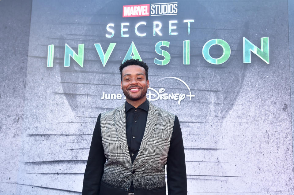 Kris Bowers attends the Secret Invasion launch event at the El Capitan Theatre in Hollywood, California on June 13, 2023. 