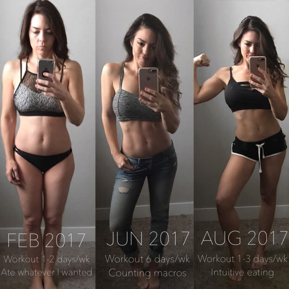 This is her six-month transformation. Photo: Australscope