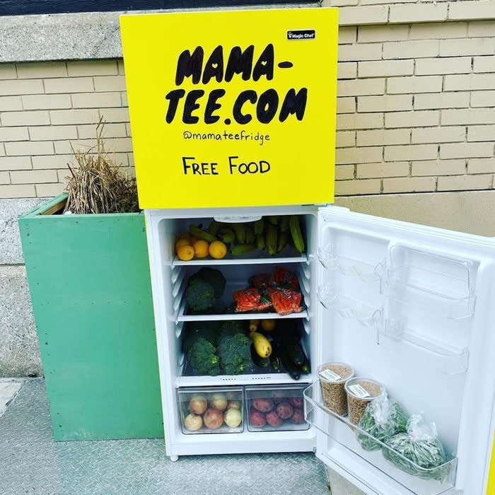 Mama Tee Community Fridge Philadelphia