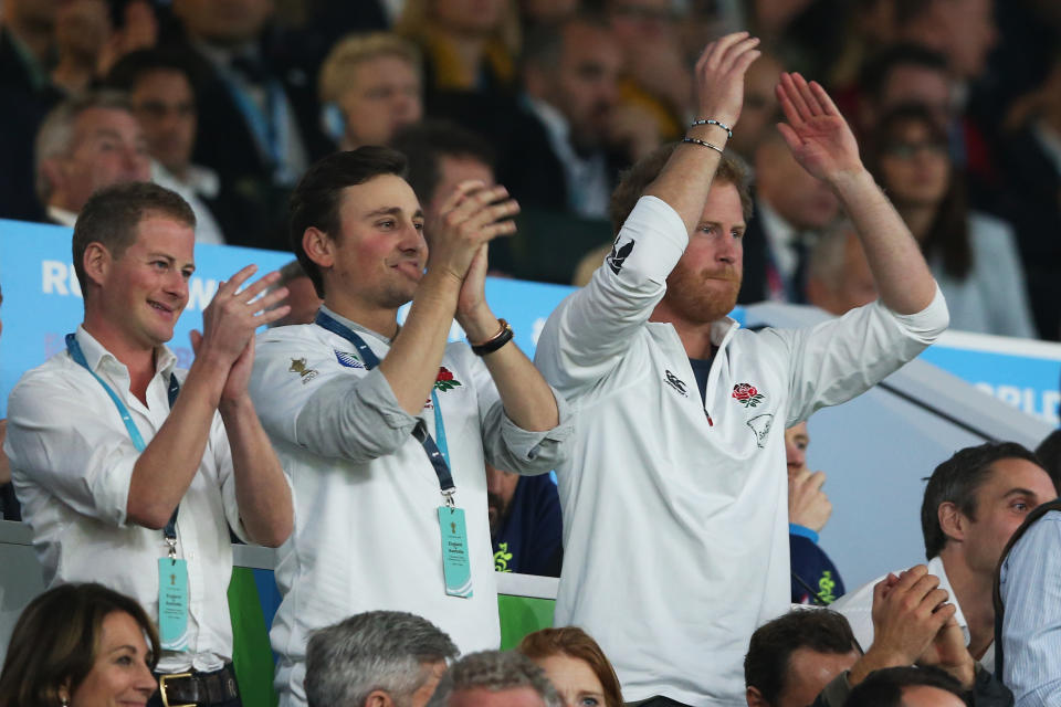 during the 2015 Rugby World Cup Pool A match between England and Australia at Twickenham Stadium on October 3, 2015 in London, United Kingdom.