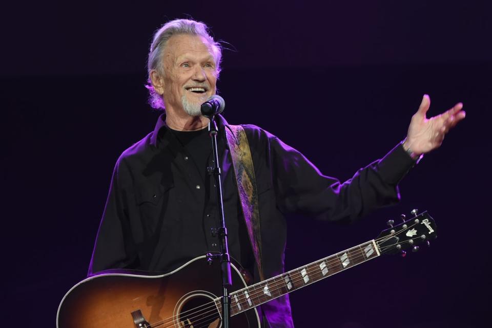 Kristofferson enjoyed a long and successful music career, as well as Hollywood stardom (Getty Images)