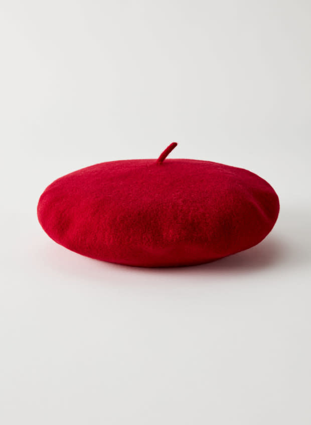 <p>Aritzia Wool Beret, $35, <a href="https://www.aritzia.com/us/en/product/wool-beret/60533.html?dwvar_60533_color=12696" rel="nofollow noopener" target="_blank" data-ylk="slk:available here;elm:context_link;itc:0;sec:content-canvas" class="link ">available here</a>.</p>