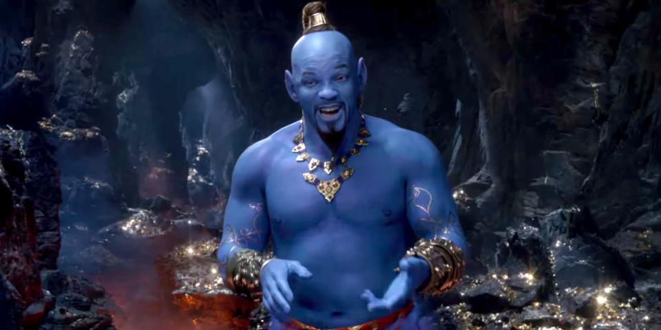 Genie Will Smith Aladdin movie Disney 