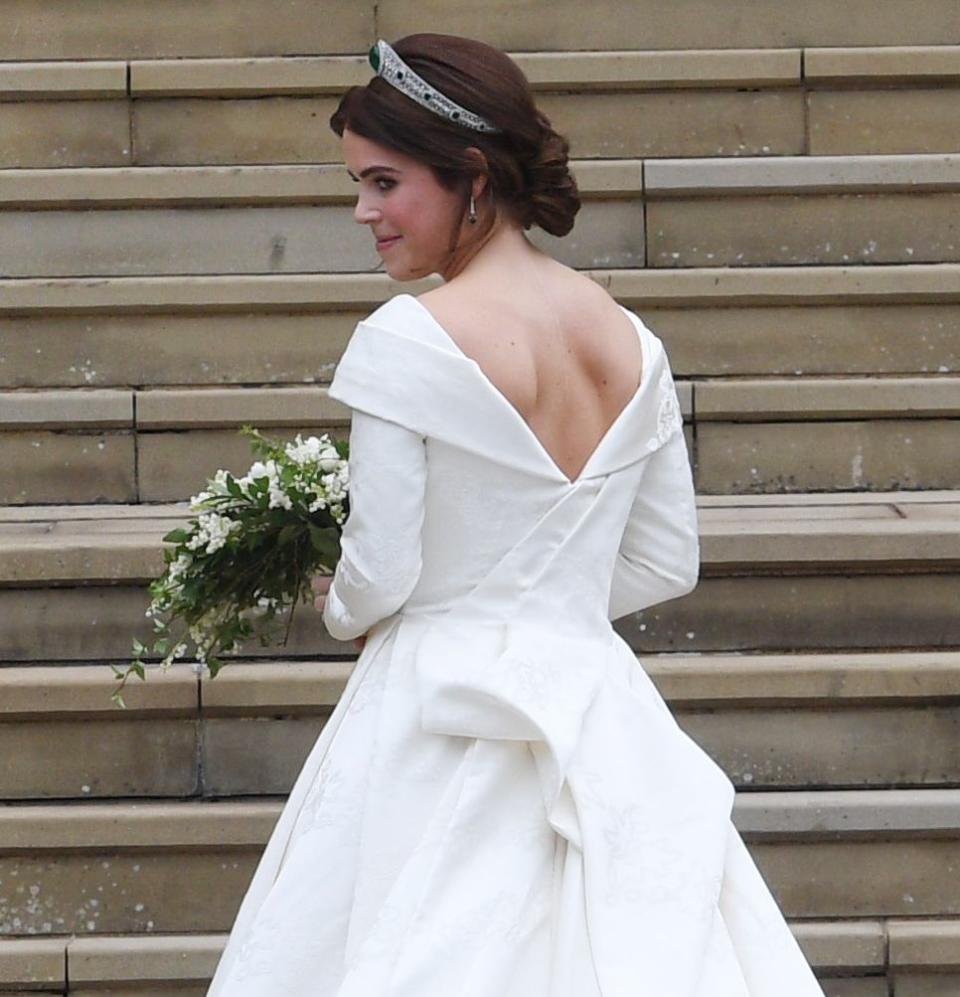 Princess Eugenie’s Low-Back Wedding Gown