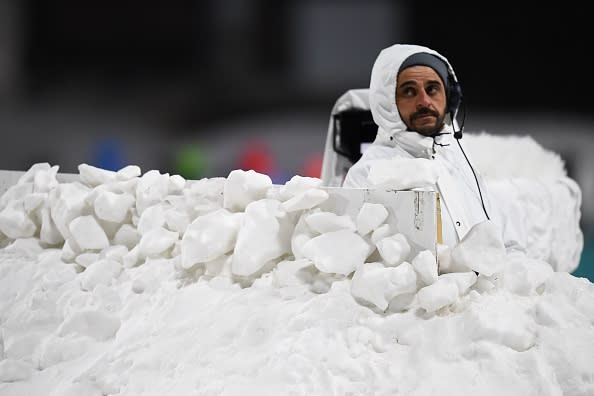 Somit musste der Riesenslalom der Damen auf Donnerstag verschoben werden.