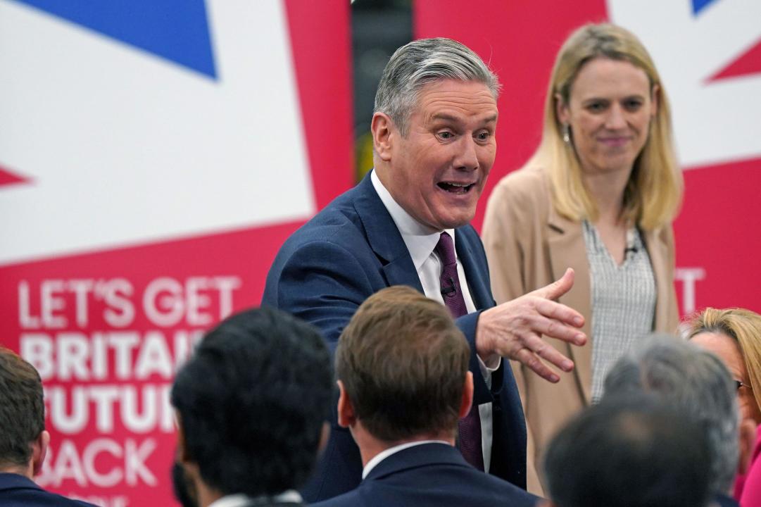Labour leader Sir Keir Starmer after giving a keynote speech marking the four-year anniversary of the 2019 election, at Silverstone Technology Park, near Milton Keynes, Buckinghamshire. Picture date: Tuesday December 12, 2023.