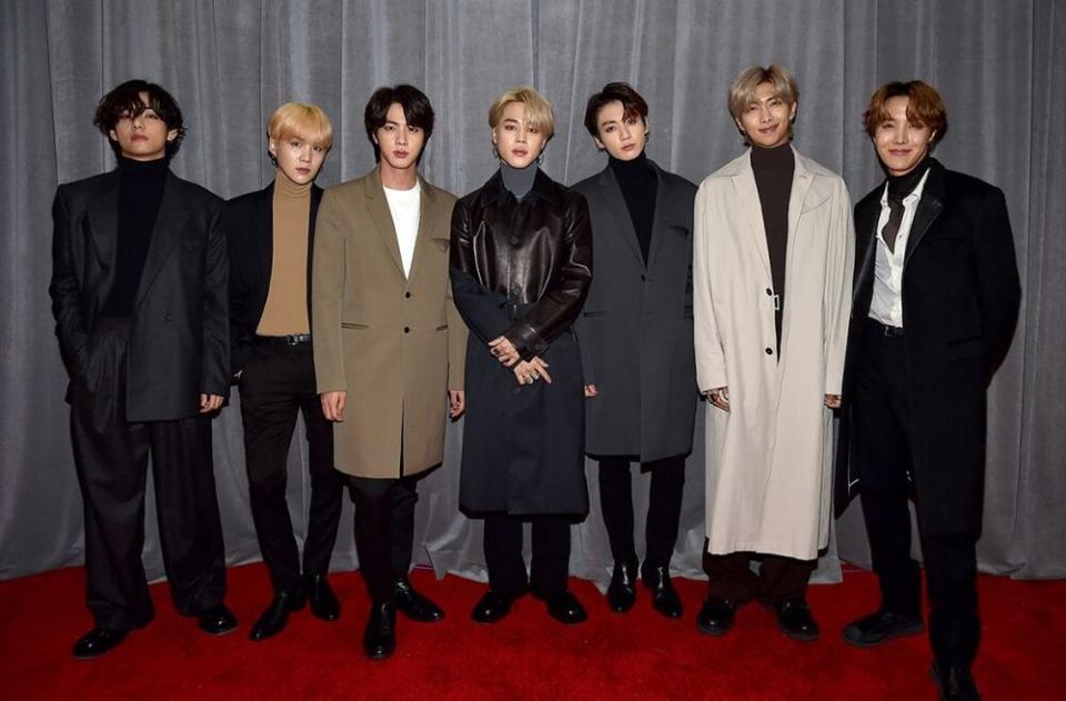 BTS at the 2020 Grammys | John Shearer/Getty Images