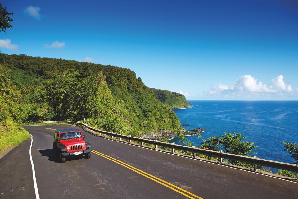 Hana Highway, the 64-mile stretch of Hawaii Route 36.