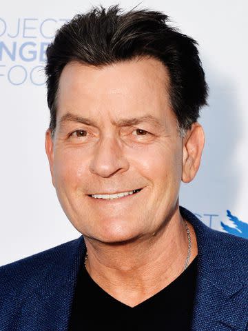 Jerod Harris/Getty Charlie Sheen at a benefit auction event in June 2018 in Los Angeles, California.