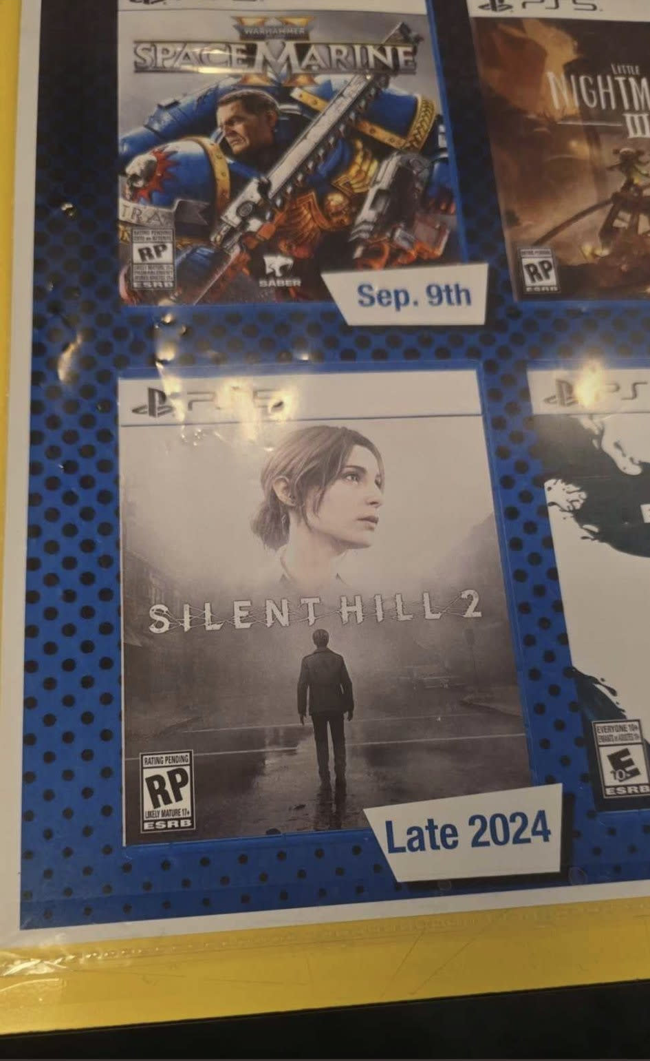 Silent Hill 2 Remake debutaría a finales de 2024 según GameStop (imagen: SiletHillSin, vía Twitter, X)