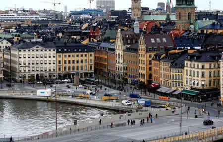 FILE PHOTO: A general view of Gamla Stan, the old town of Stockholm, Sweden, May 8, 2017. REUTERS/Ints Kalnins/File Photo