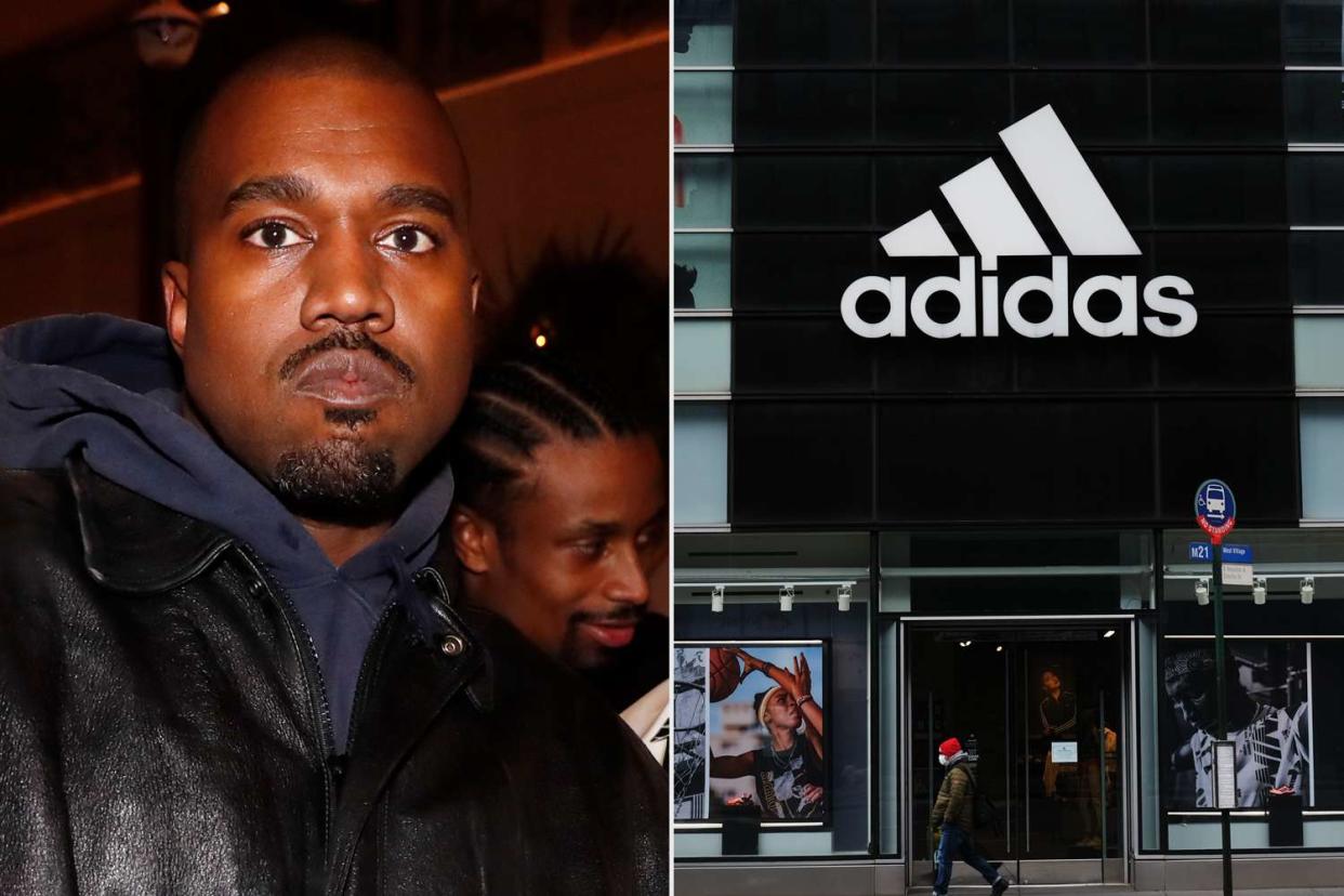 Ye and Jason Lee attend the jeen-yuhs experience and special screening celebrating Netflix's new documentary, "jeen-yuhs: A Kanye Trilogy"; An Adidas store in Lower Manhattan