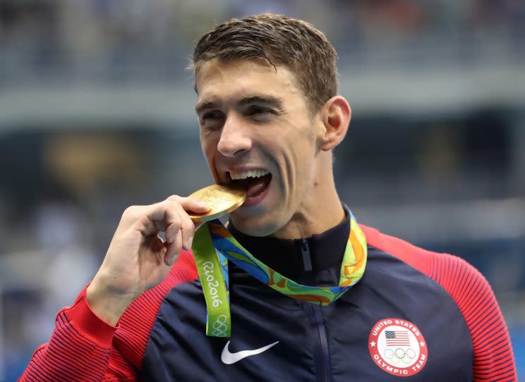 Michael Phelps now has three golds with three events left at the Rio Games. (AP)