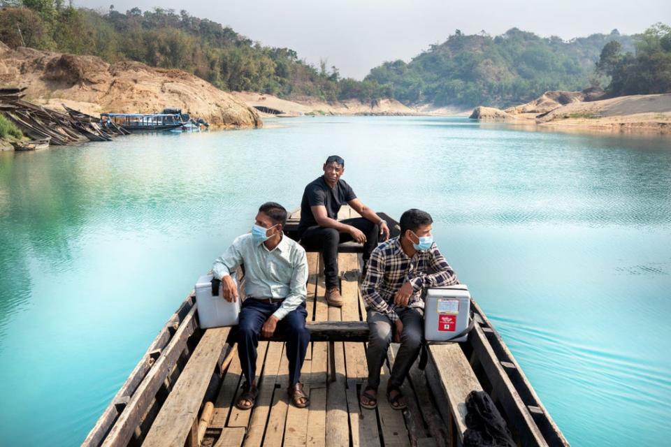 Actor and author David Harewood follows the journey of the Covid vaccine to Sylhet, Bangladesh (Unicef UK)