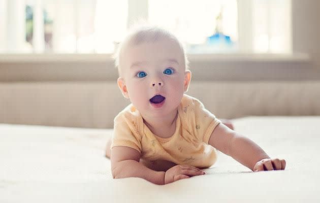 A nine-month-old baby suffered lead poisoning from a healing bracelet. Photo: Getty