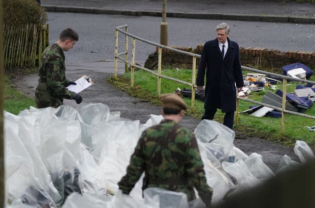 Colin Firth on set in Bathgate, West Lothian, during filming