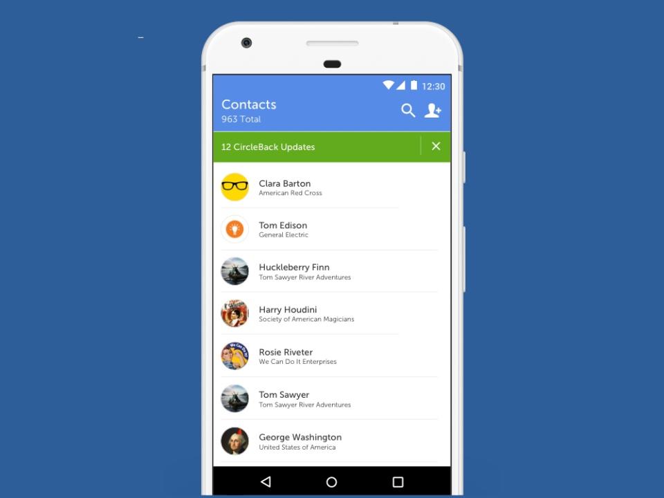 best contact apps: CircleBack