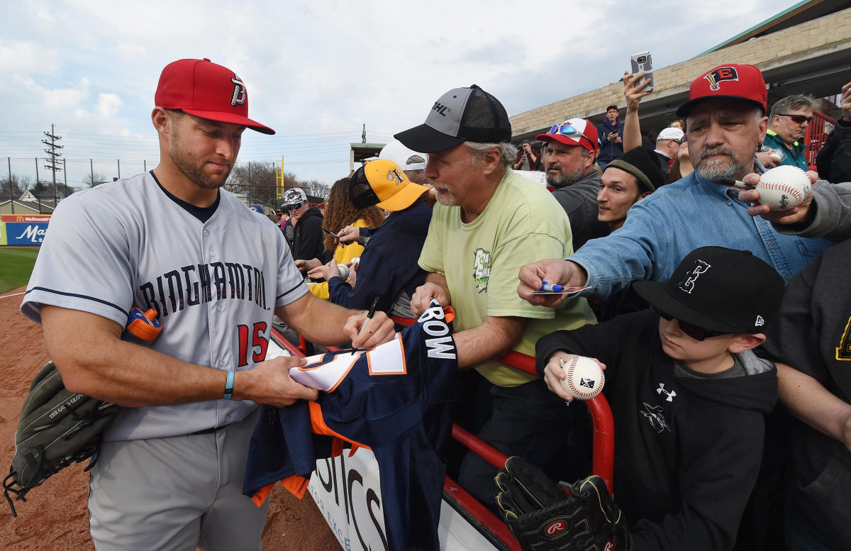 Tim Tebow stats: How he's doing in Double-A baseball at Binghamton