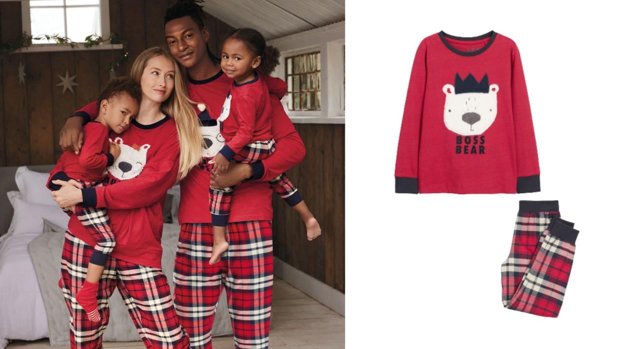 Next Boss Bear Christmas Pyjamas