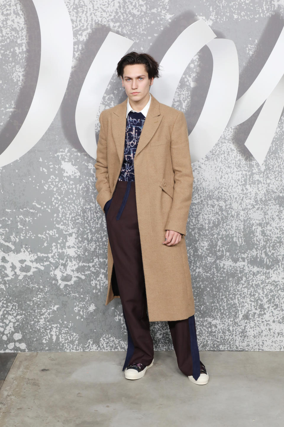 LONDON, ENGLAND - DECEMBER 08:  Chase Hudson attends the Dior Men's Fall 2022 show at Olympia Grand on December 9, 2021 in London, England. (Photo by David M. Benett/Dave Benett/Getty Images for Dior)