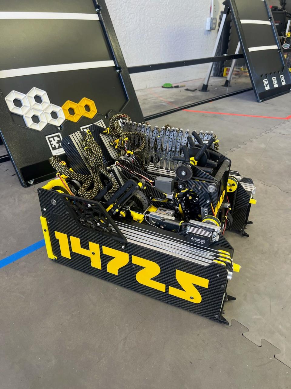 Fort Myers robotics team Java the Hutts built the approximately 35-pound robot WARP. They'll compete with WARP in the annual FIRST Championship in Houston, Texas.