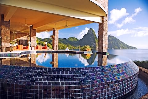 Views from the Jade Mountain Resort - Credit: MACDUFF EVERTON